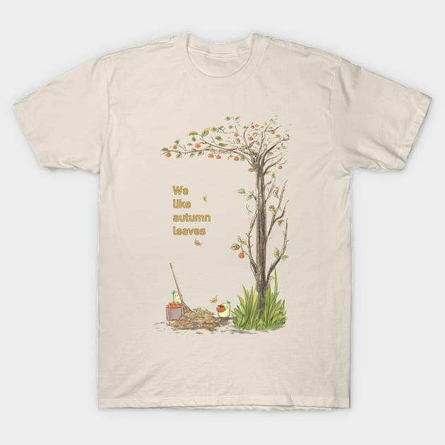 autumn leaves T-Shirt by Mochipang